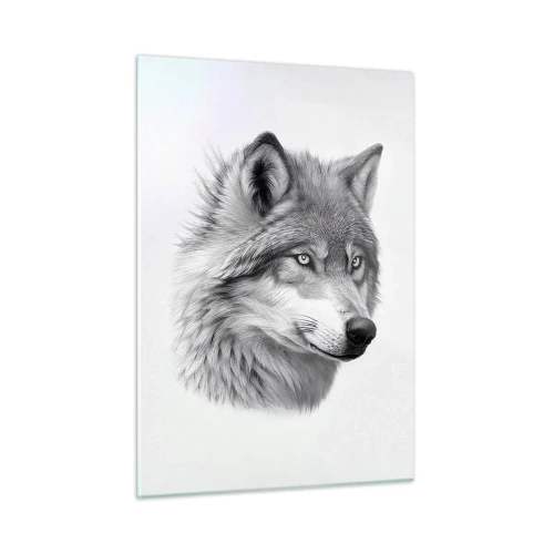 Billede på glas - Alpha - uden tvivl - 50x70 cm