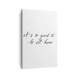 Lærredstryk - Billede på lærred - Hele sandheden - 80x120 cm