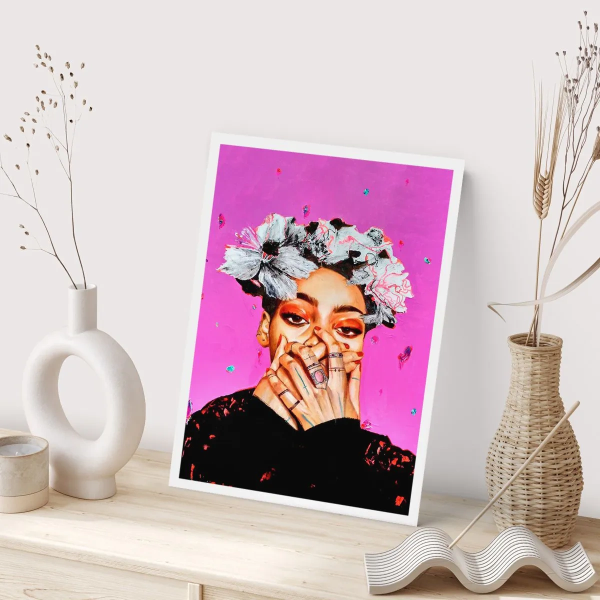 Plakat - En smule skør - 50x70 cm