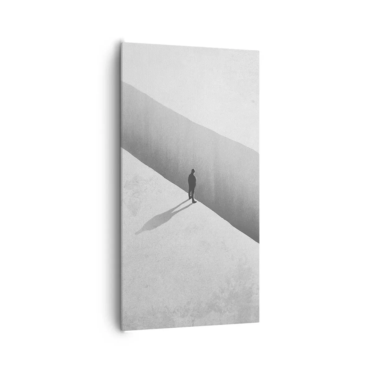 Lærredstryk - Billede på lærred - Lys destination - 65x120 cm