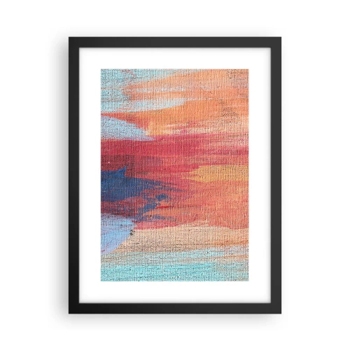 Plakat i sort ramme - Lad en regnbue flyde - 30x40 cm