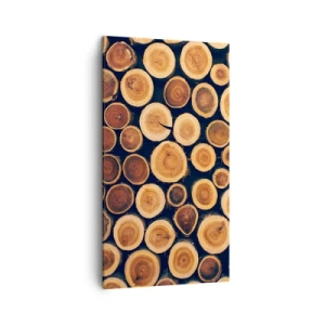 Lærredstryk - Billede på lærred - Hvor gammel ser jeg ud? - 45x80 cm