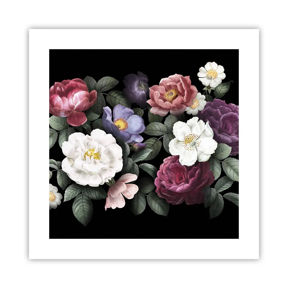 Plakat - Fra en engelsk have - 40x40 cm