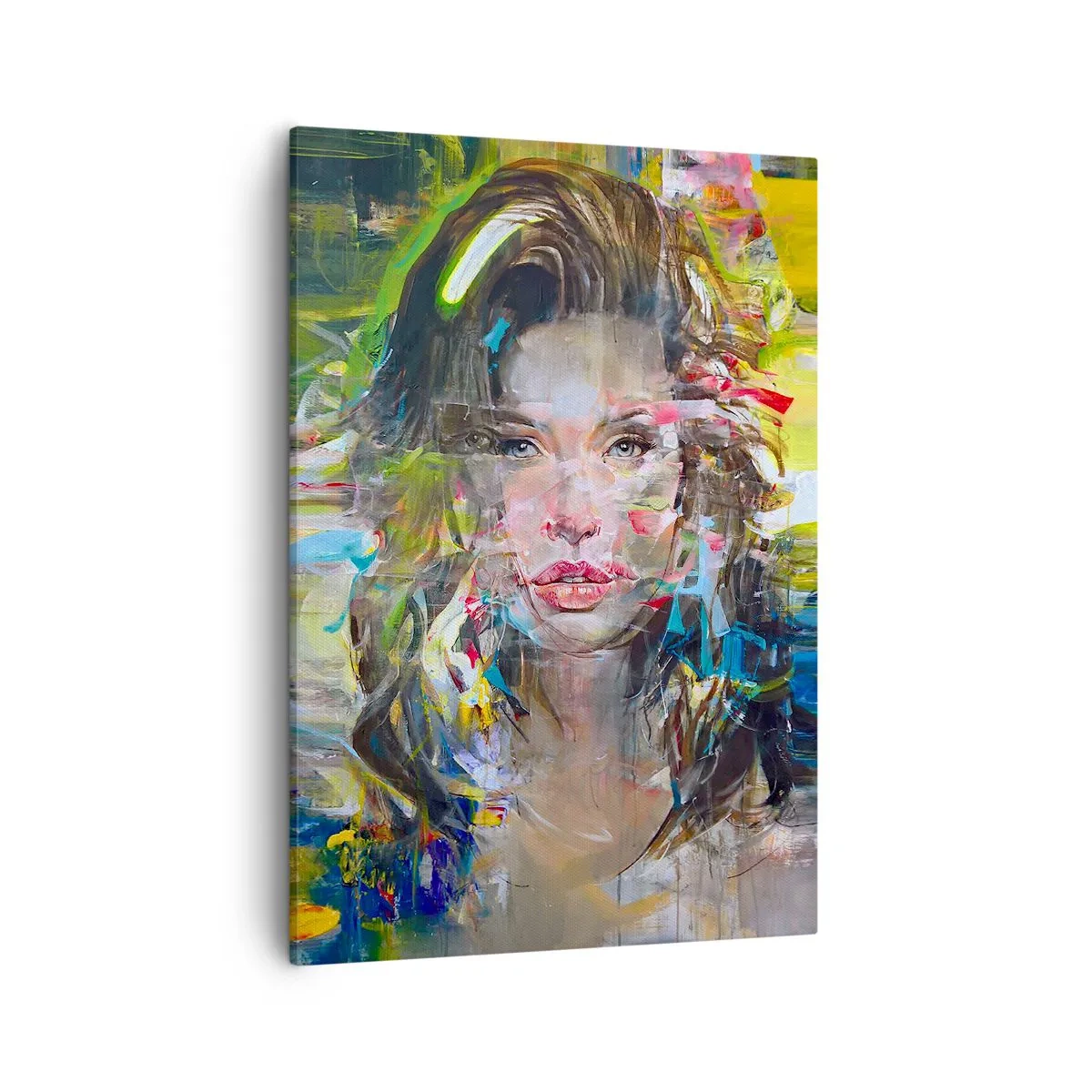 Lærredstryk - Billede på lærred - Bag lufttæppet - 50x70 cm