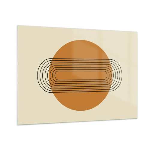 Billede på glas - Den perfekte plan - 100x70 cm