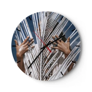 Vægur, Uret - Shamanens kæreste? - 40x40 cm