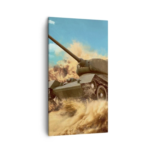 Lærredstryk - Billede på lærred - Ikke at slå - 45x80 cm