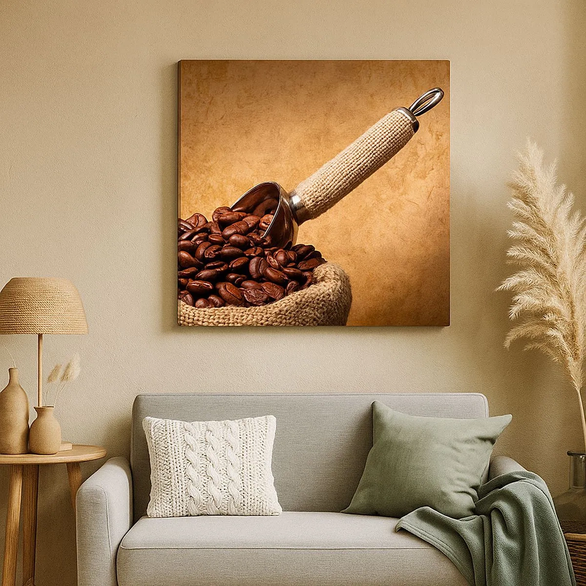 Lærredstryk - Billede på lærred - Ved smagsens kilde - 30x30 cm