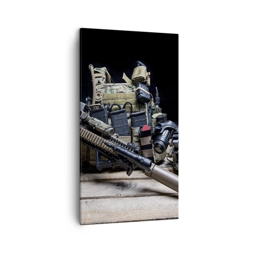 Lærredstryk - Billede på lærred - Hvil! - 45x80 cm