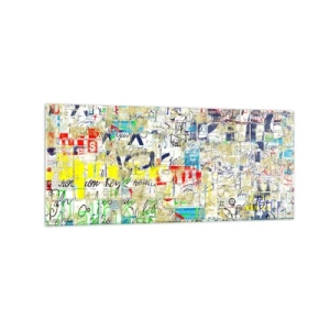 Billede på glas - Simpelthen en fryd for øjet - 120x50 cm