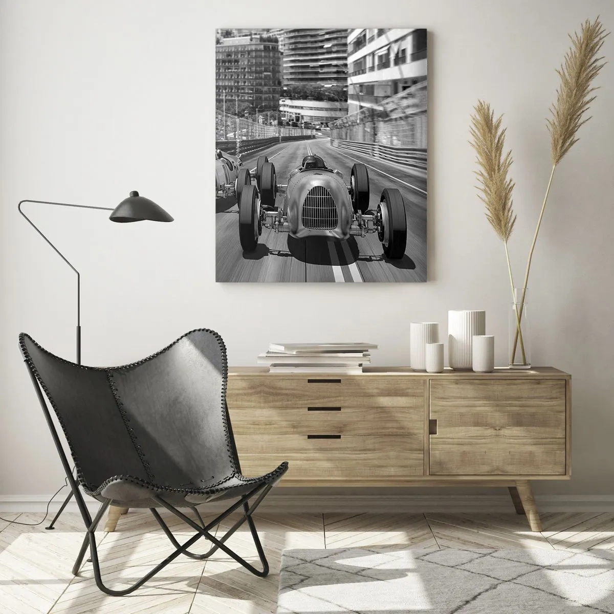 Billede på glas - Der var engang i Monte Carlo - 50x70 cm