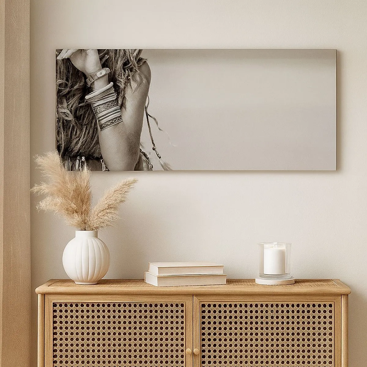 Lærredstryk - Billede på lærred - Som en pige - 100x40 cm