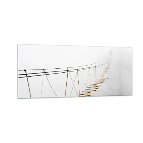 Billede på glas - Hvor vil det føre dig hen? - 100x40 cm