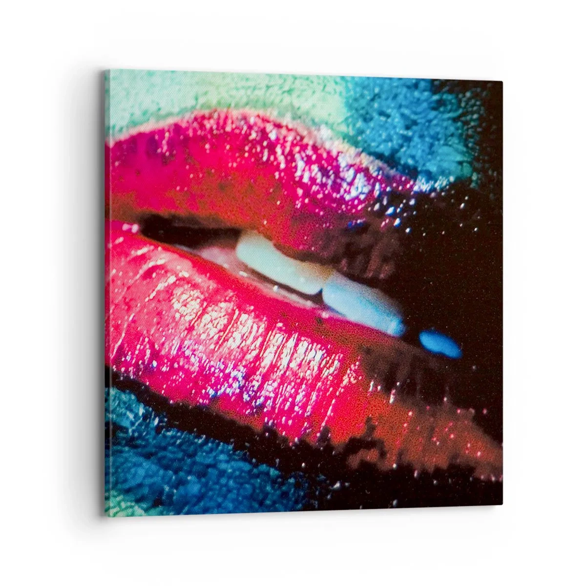 Lærredstryk - Billede på lærred - Sensuel og foruroligende - 70x70 cm