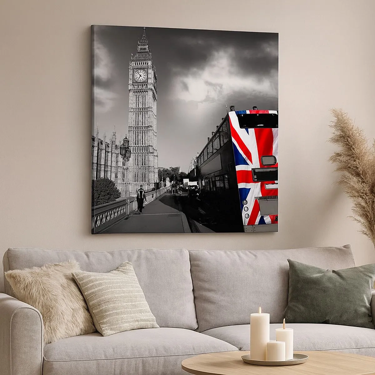 Lærredstryk - Billede på lærred - Stolt og stor - 30x30 cm