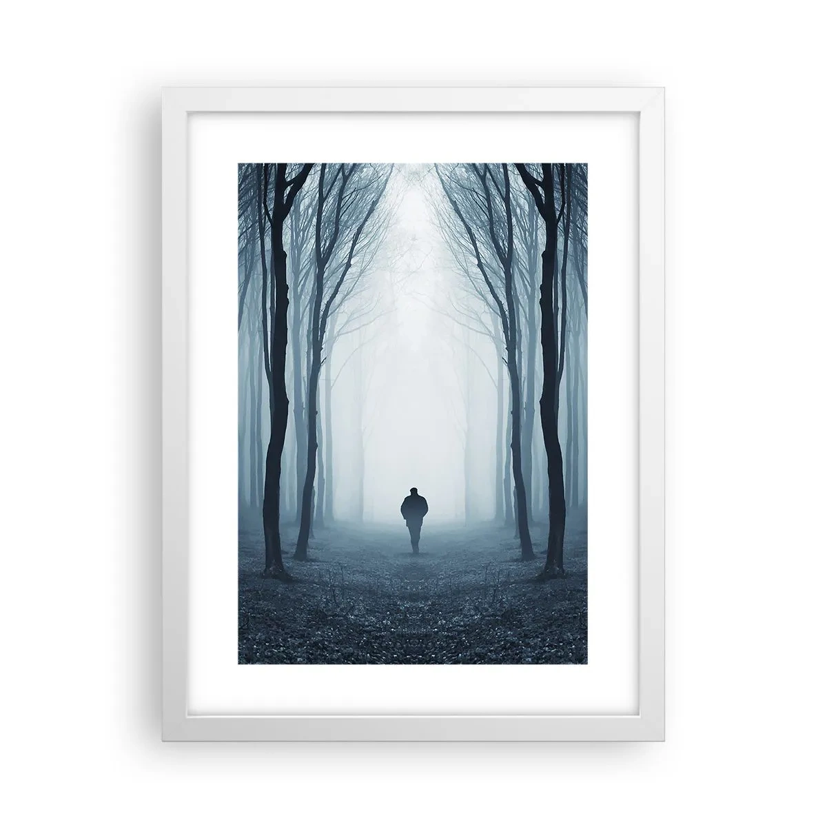 Plakat i hvid ramme - Og alt sammen ganske enkelt - 30x40 cm