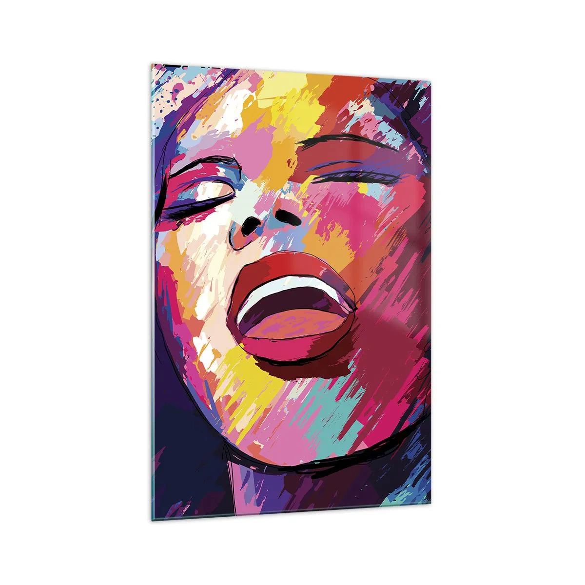 Billede på glas - Syng hele livet - 70x100 cm