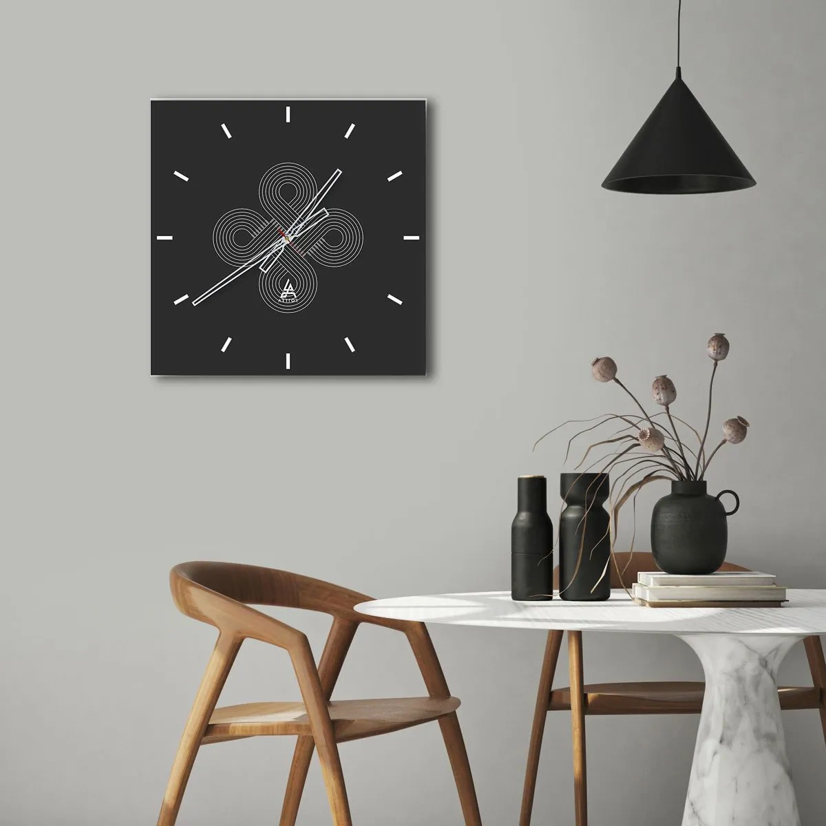 Vægur, Uret - I den keltiske ånd - 30x30 cm