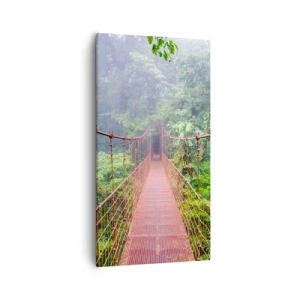 Lærredstryk - Billede på lærred - Ophængt over kronerne - 55x100 cm