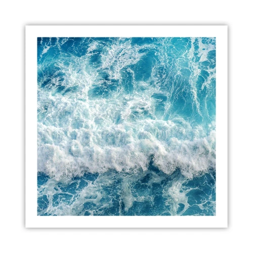 Plakat - Glædeligt og i spring - 60x60 cm