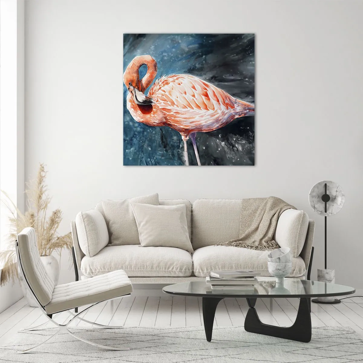 Billede på glas - Dekorativ af natur - 50x50 cm