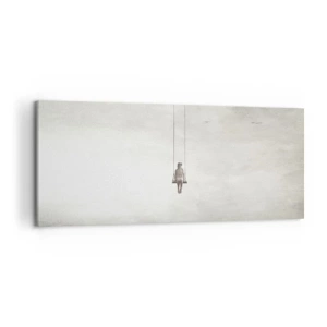 Lærredstryk - Billede på lærred - Barnet i os selv - 120x50 cm