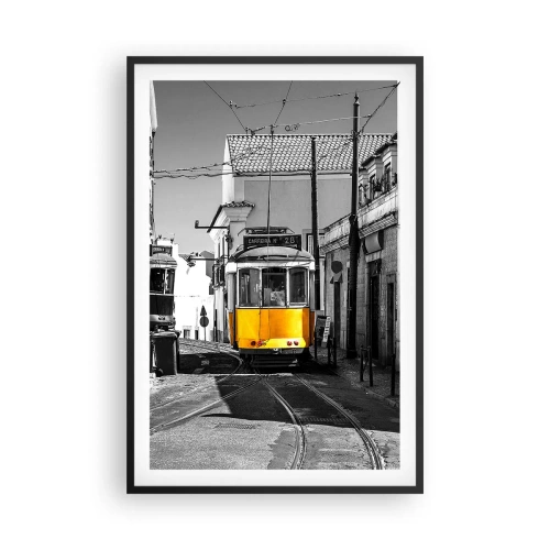 Plakat i sort ramme - Lissabons ånd - 61x91 cm