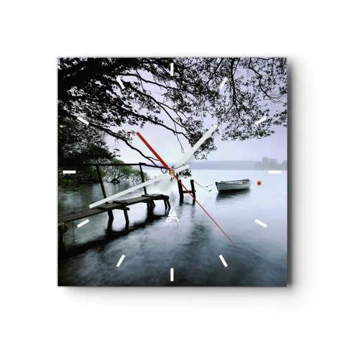 Vægur, Uret - Du hviler allerede - 40x40 cm