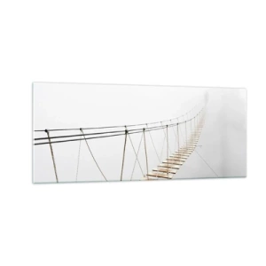 Billede på glas - Hvor vil det føre dig hen? - 100x40 cm