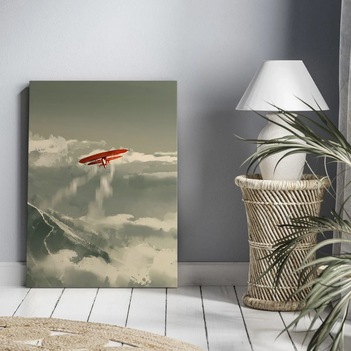 Lærredstryk - Billede på lærred - Frygtløs pioner - 50x70 cm