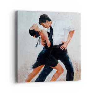 Lærredstryk - Billede på lærred - Mine drømmes tango - 40x40 cm
