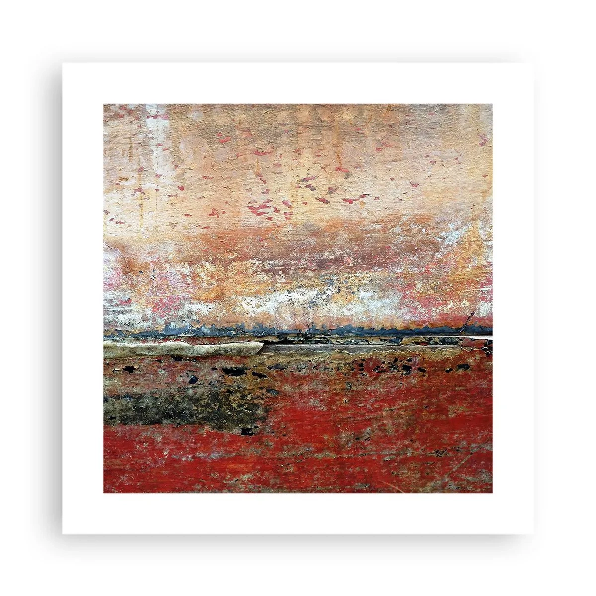 Plakat - Måske er det havet - 40x40 cm