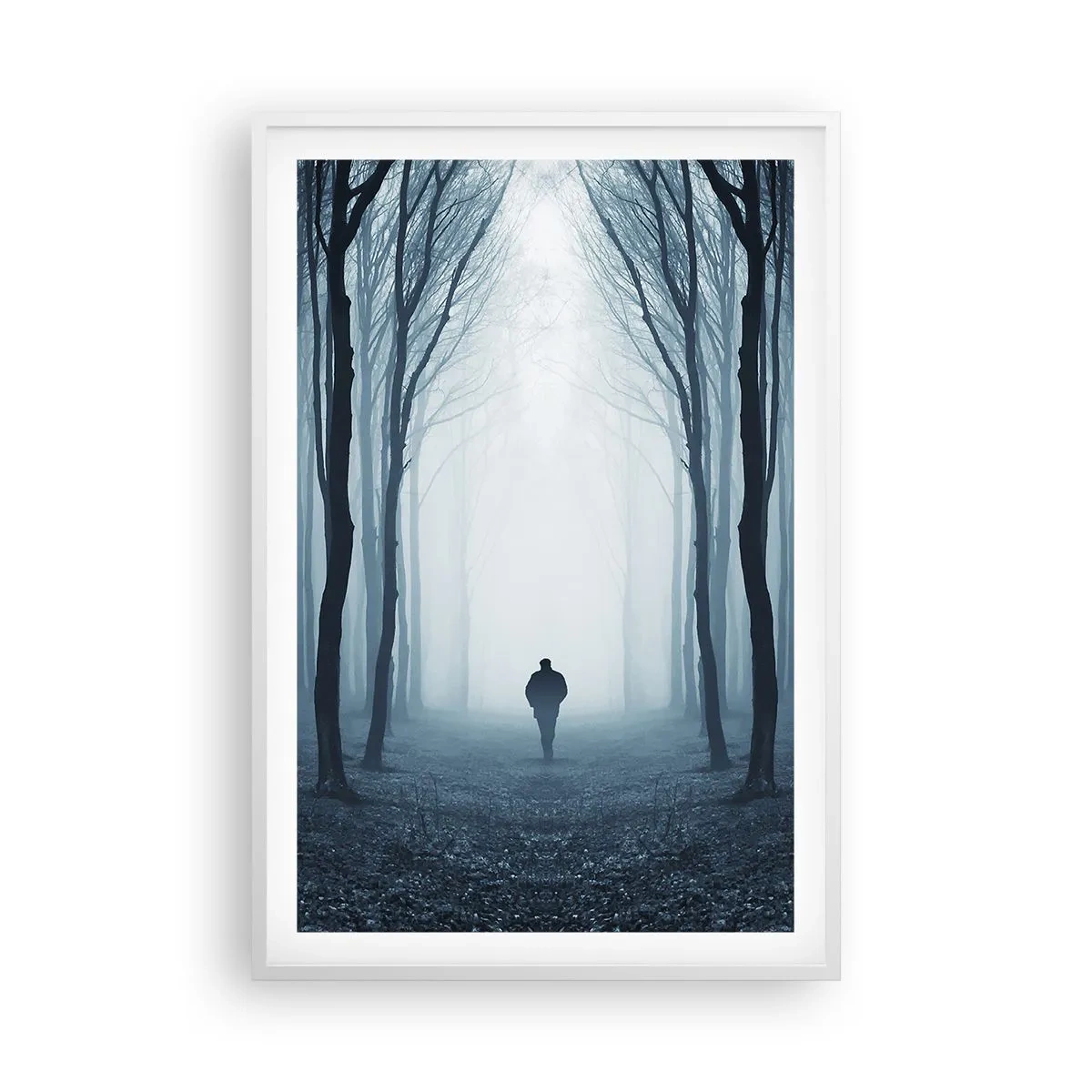 Plakat i hvid ramme - Og alt sammen ganske enkelt - 61x91 cm