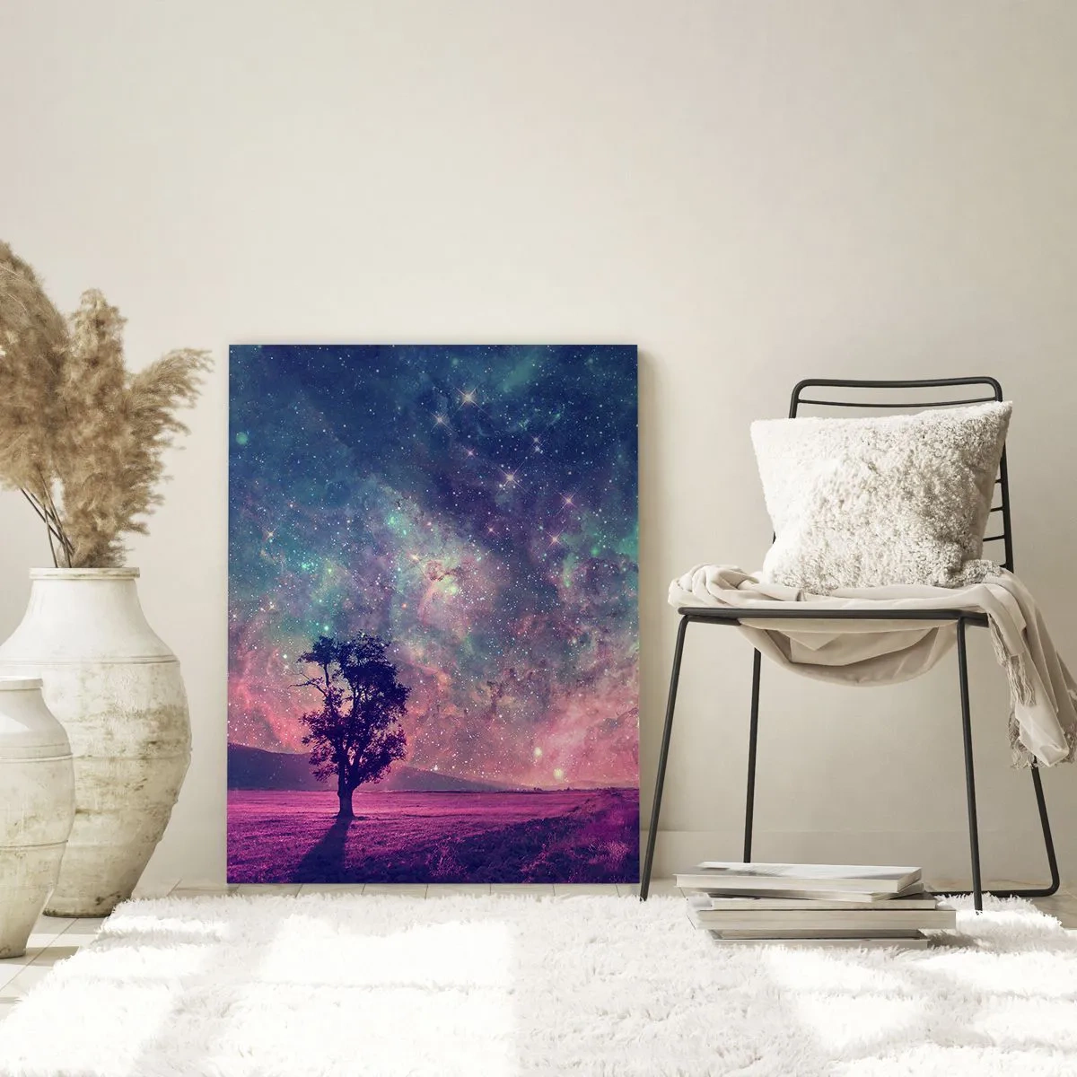 Billede på glas - Under en magisk himmel - 50x70 cm