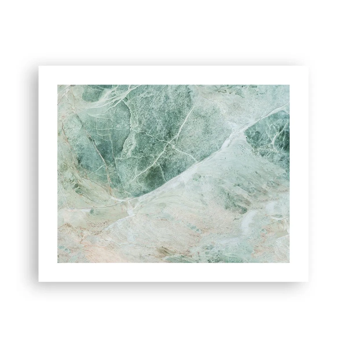 Plakat - Den ædle kølighed af sten - 50x40 cm