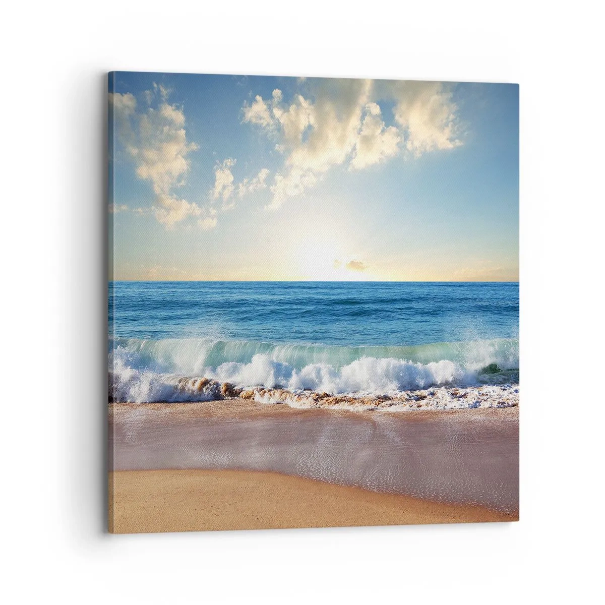 Lærredstryk - Billede på lærred - Bevægelse og stilhed på samme tid - 70x70 cm