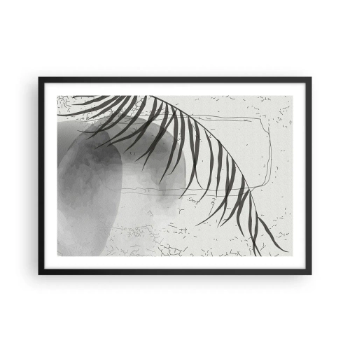 Plakat i sort ramme - Den subtile eksotisme i naturen - 70x50 cm