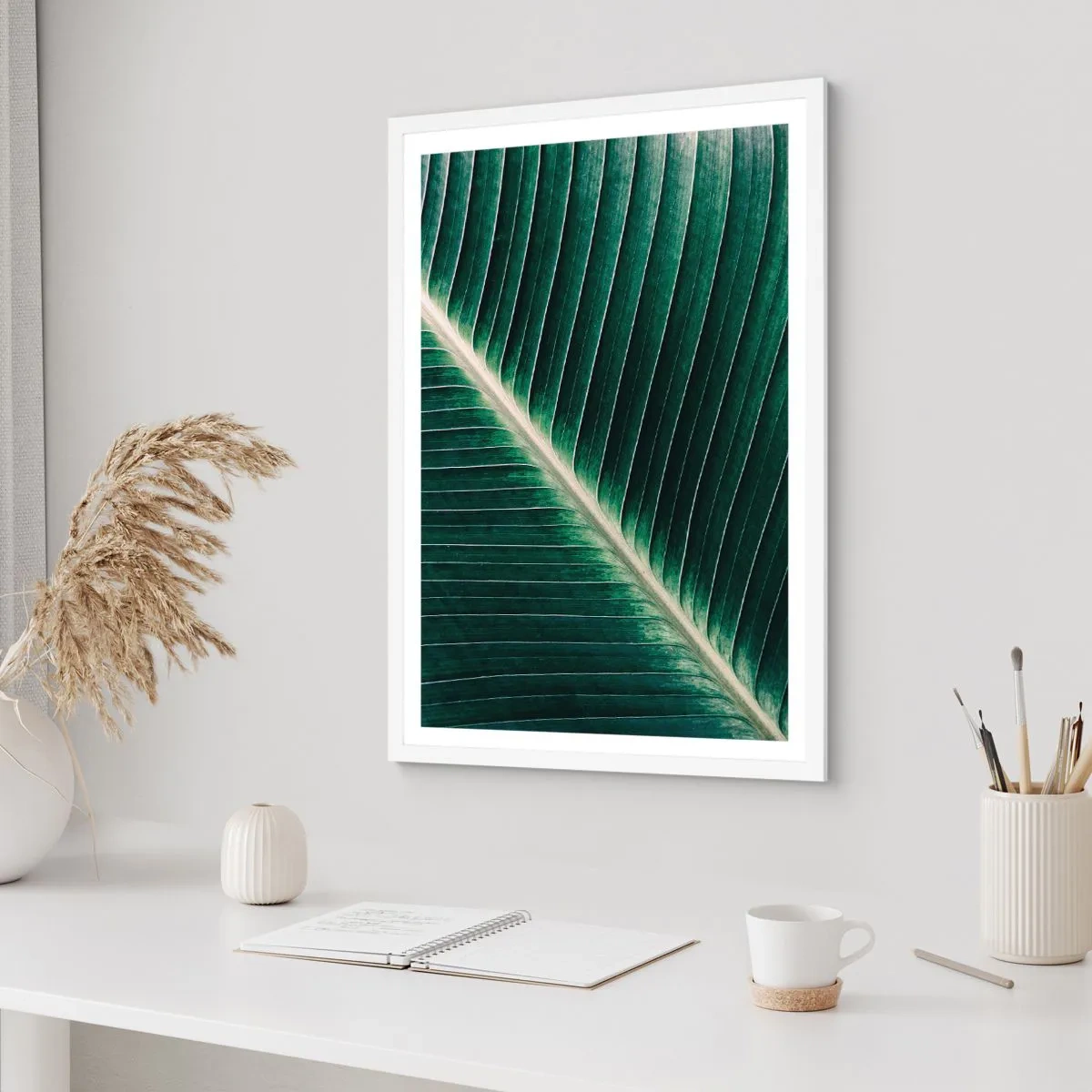 Plakat i hvid ramme - Naturens rytme - 50x70 cm