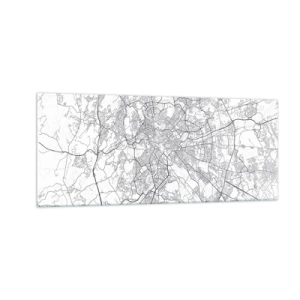 Billede på glas - Romersk cirkel - 100x40 cm