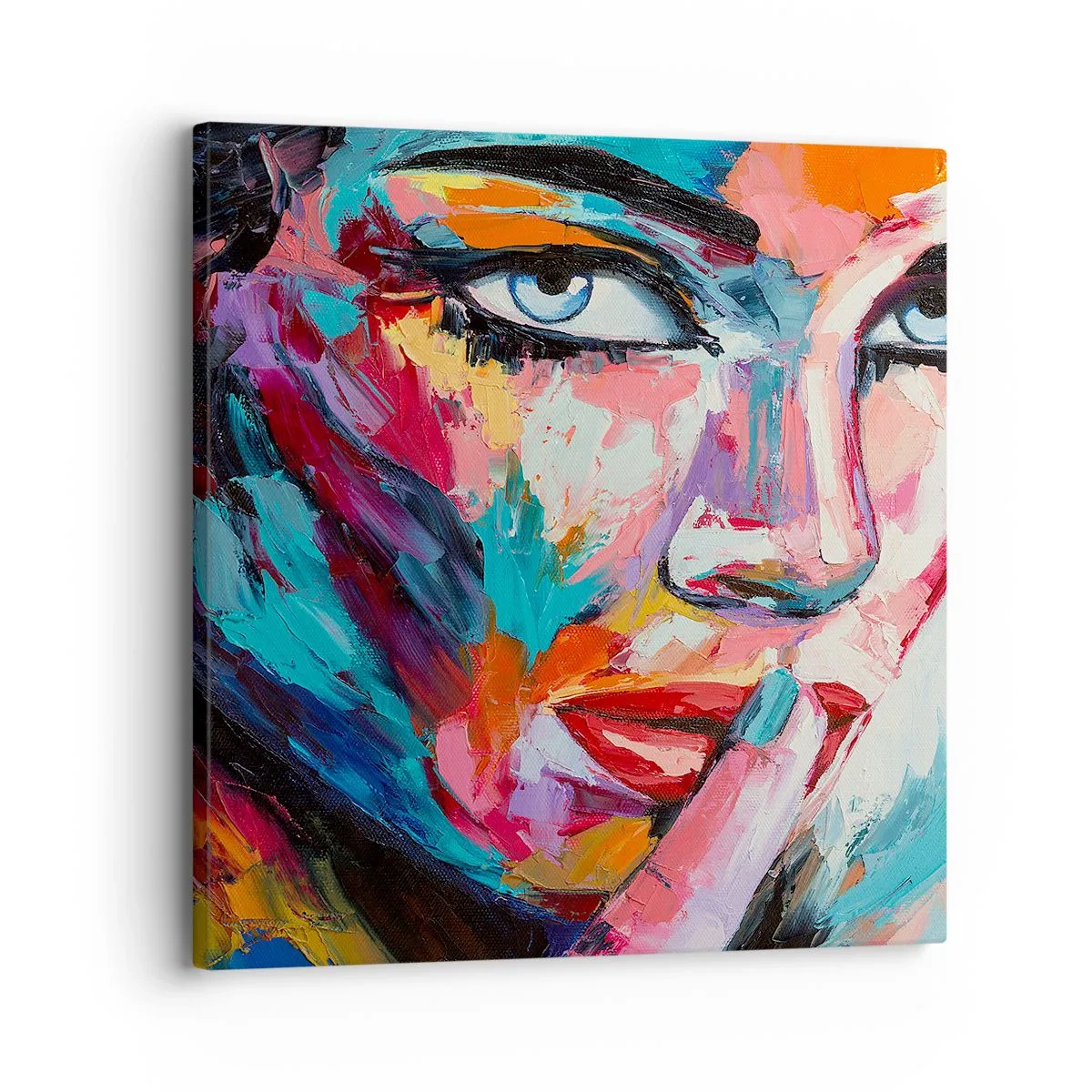 Lærredstryk - Billede på lærred - Vores første hemmelighed - 30x30 cm