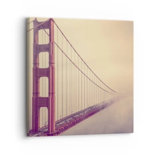 Lærredstryk - Billede på lærred - Mellem himmel og jord - 30x30 cm