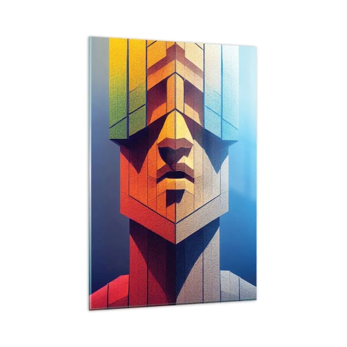 Billede på glas - En mand med principper - 80x120 cm