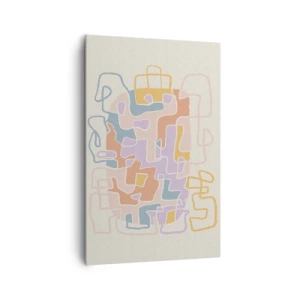 Lærredstryk - Billede på lærred - Labyrint - et glædeligt eventyr - 80x120 cm