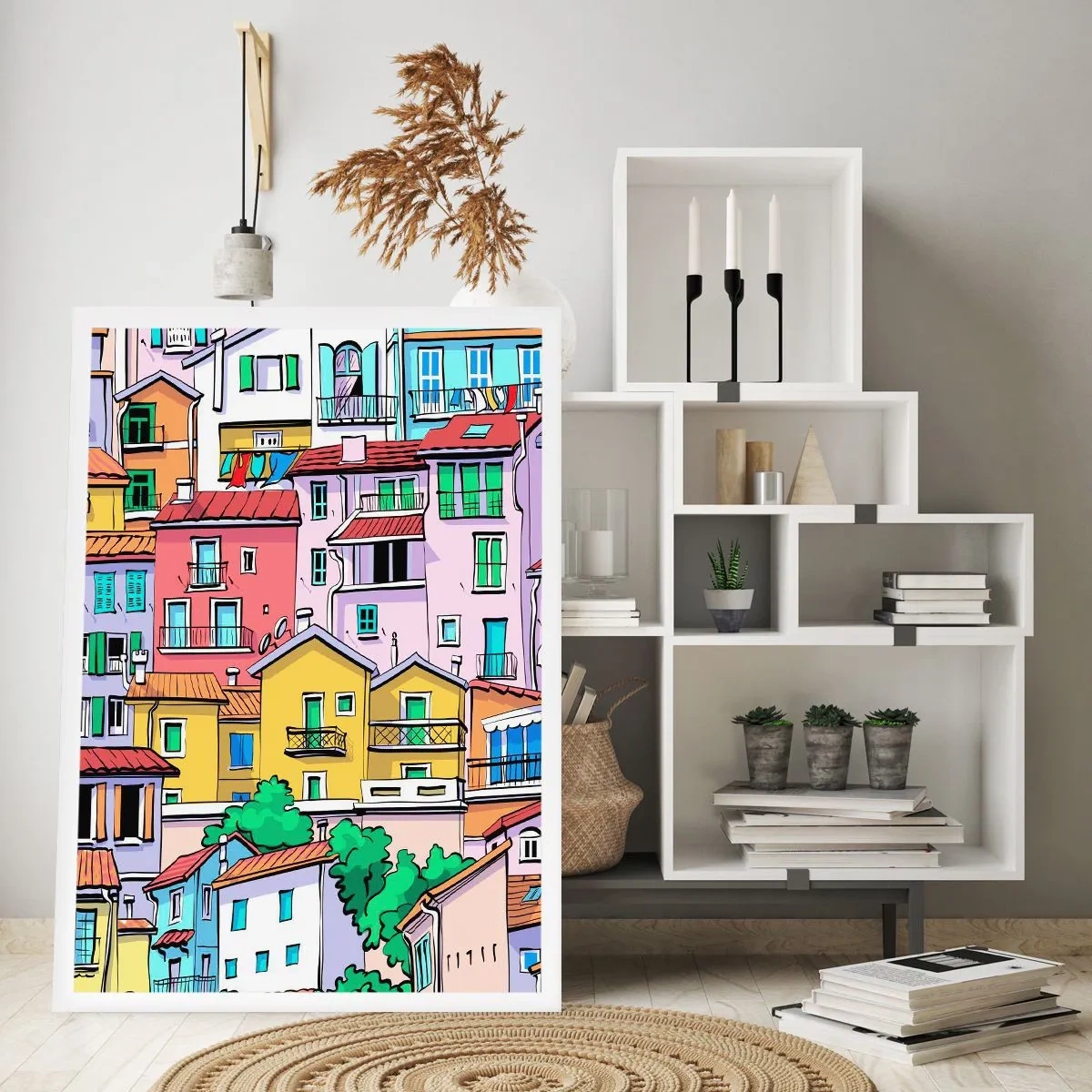 Plakat - Glædelig by - 50x70 cm