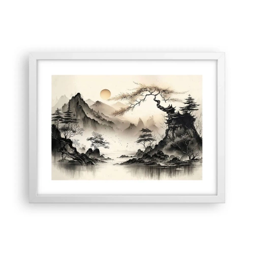Plakat i hvid ramme - Orientens unikke charme - 40x30 cm