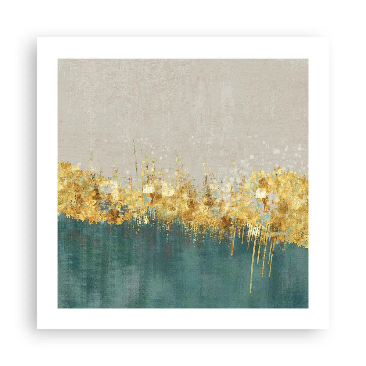 Plakat - Den gyldne grænse - 50x50 cm