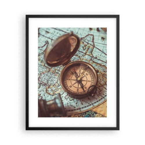 Plakat i sort ramme - For eventyreren - 40x50 cm