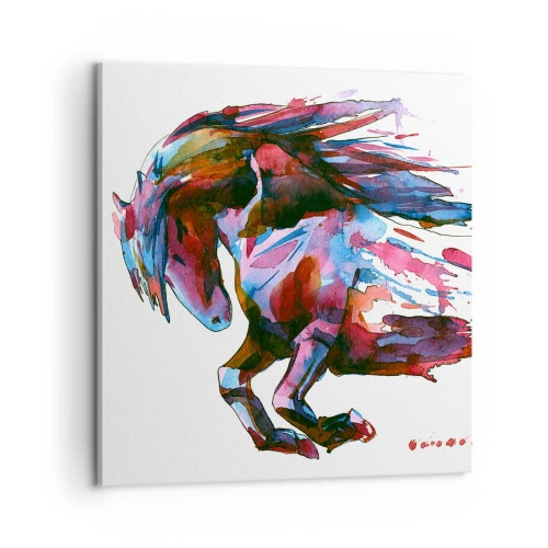 Lærredstryk - Billede på lærred - I henrykkelse - 60x60 cm