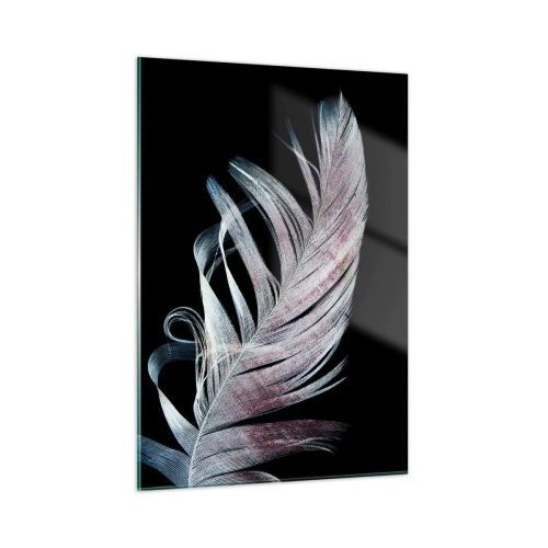 Billede på glas - Tænk om berøring - 50x70 cm