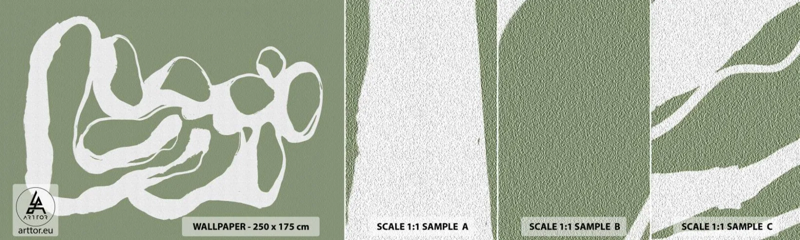 Fototapet Prøve Standard Eco - Rummets kald - Minimalisme, Boho, Stykke - 100x30 cm